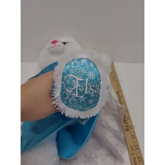 Build-A-Bear Workshop Elsa Disney's Frozen Dress Wig 17 Inch Plush - Picture 4 of 8